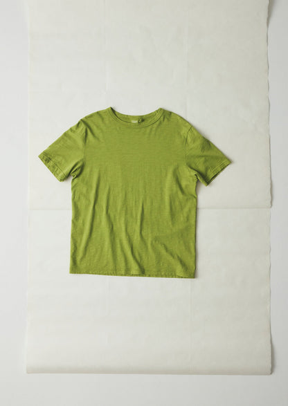 Maglietta a maniche corte in cotone biologico Theo | Verde Calla