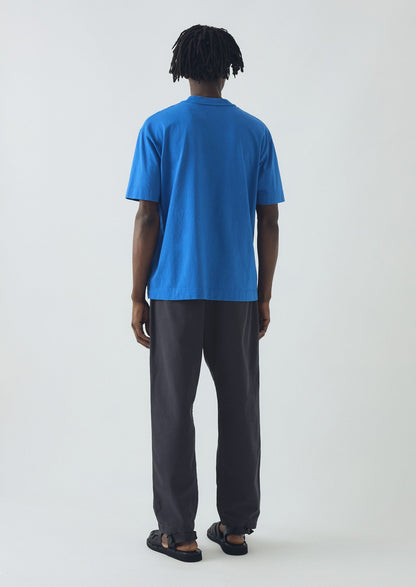 Maglietta in cotone rilassata | Azzurro