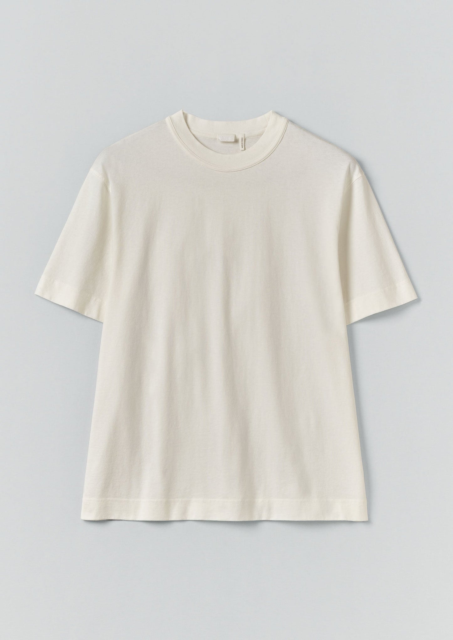 T-shirt in cotone rilassato | Bianco carta
