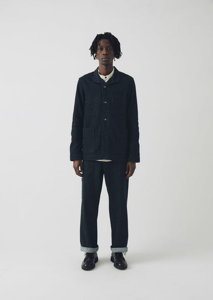 Giacca in denim giapponese Monty | Indaco