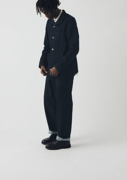 Giacca in denim giapponese Monty | Indaco