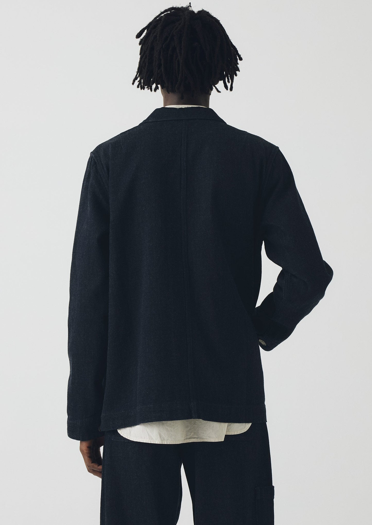 Giacca in denim giapponese Monty | Indaco
