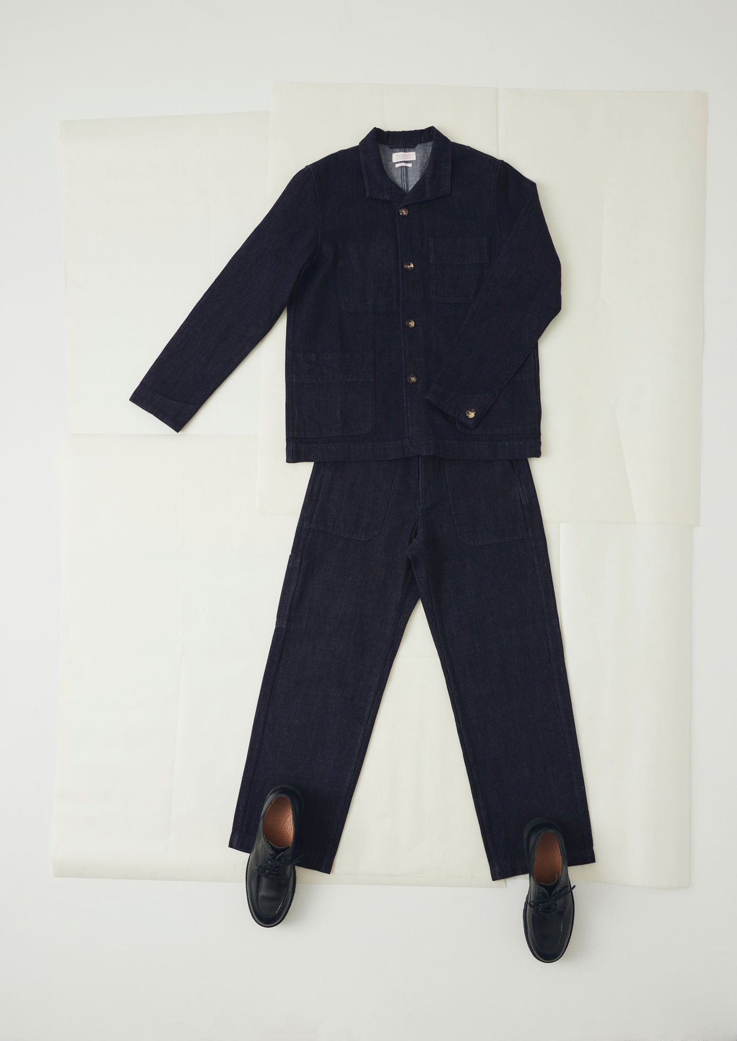 Giacca in denim giapponese Monty | Indaco