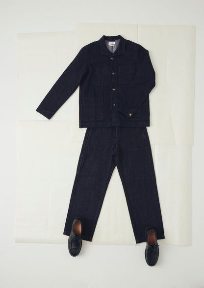 Giacca in denim giapponese Monty | Indaco