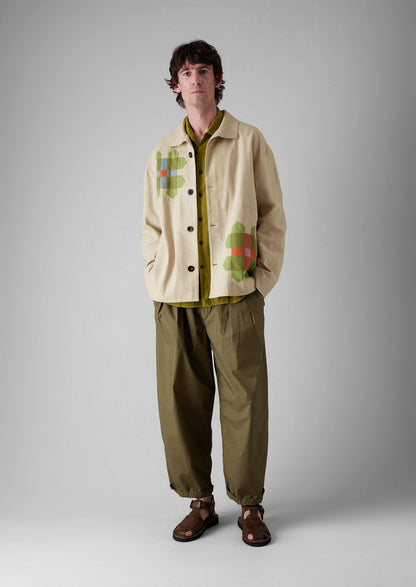 Giacca in cotone patchwork a girandola | Multicolore