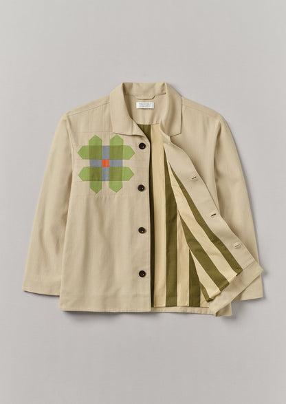 Giacca in cotone patchwork a girandola | Multicolore