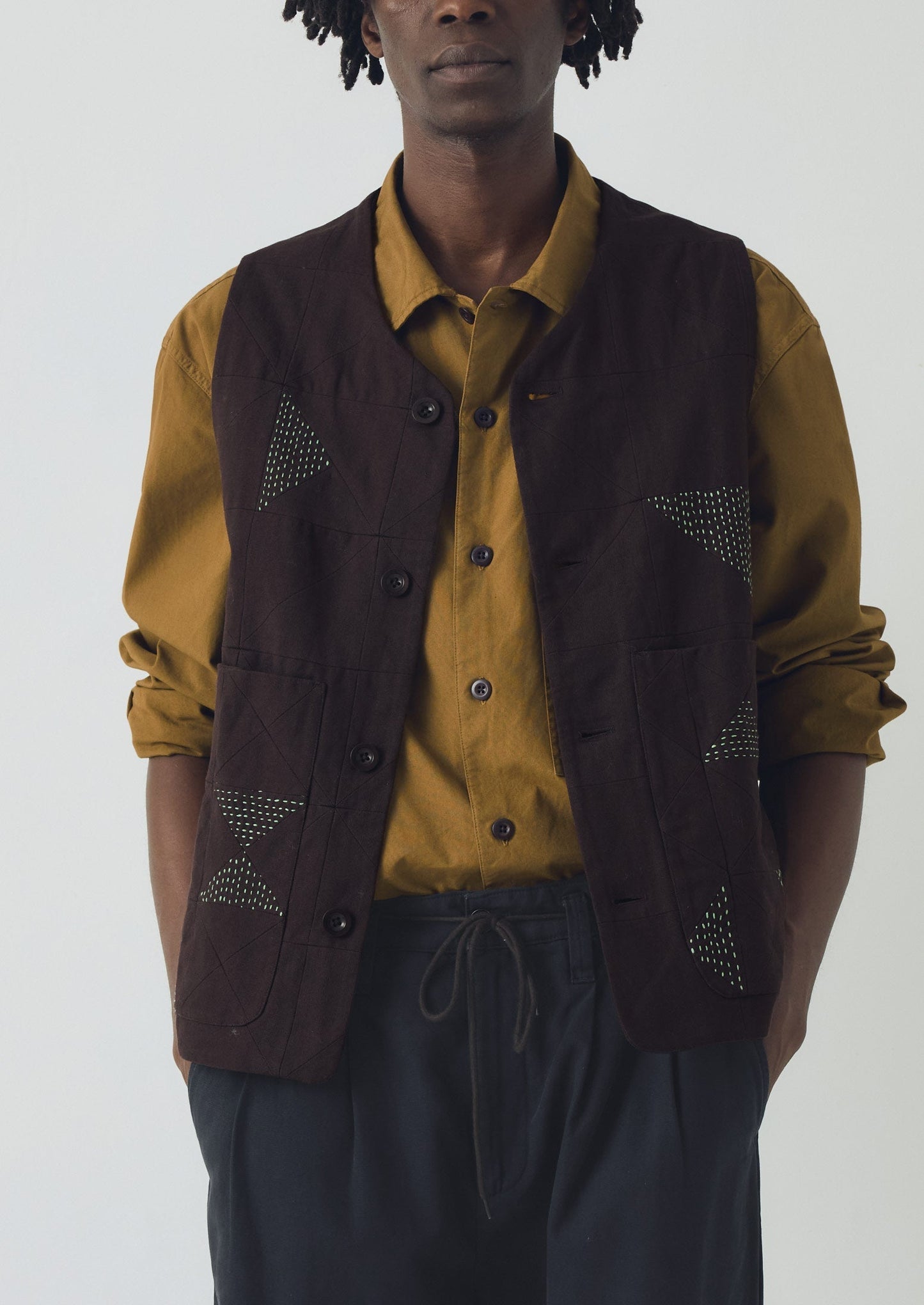 Gilet Kantha patchwork | Pino