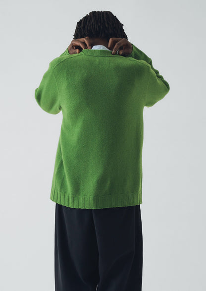 Maglione in lana e cashmere | Verde minerale