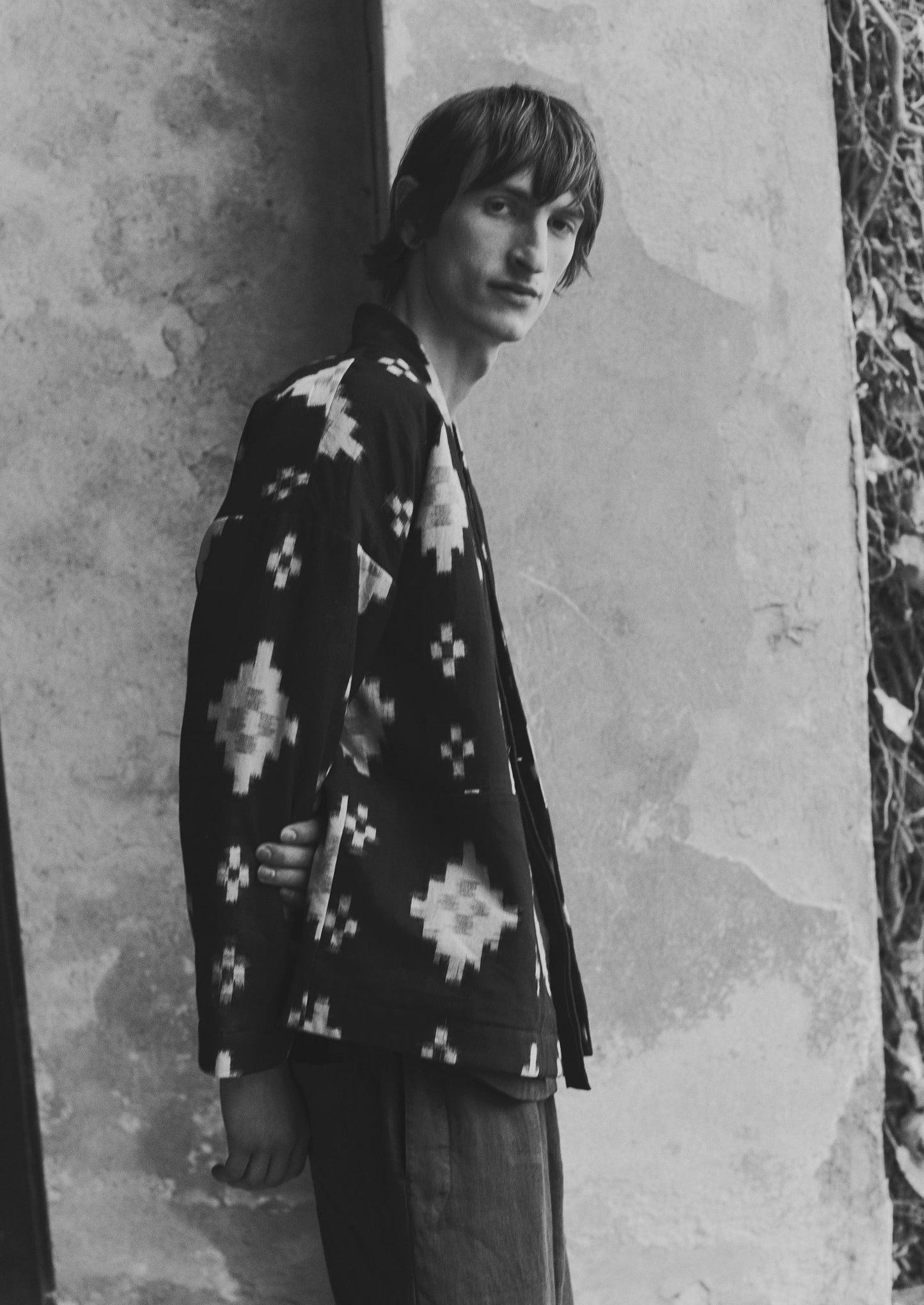 Giacca imbottita Fugue Ikat | Mezzanotte/Sabbia