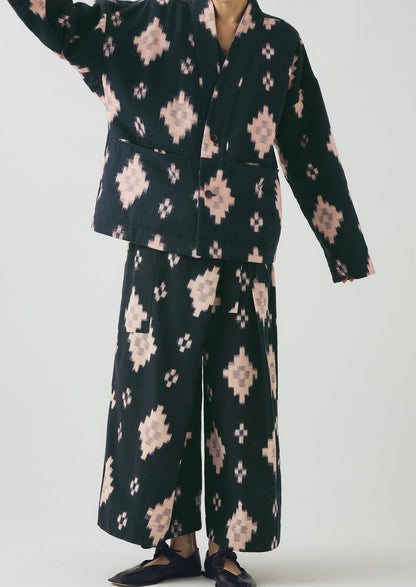 Giacca imbottita Fugue Ikat | Mezzanotte/Sabbia