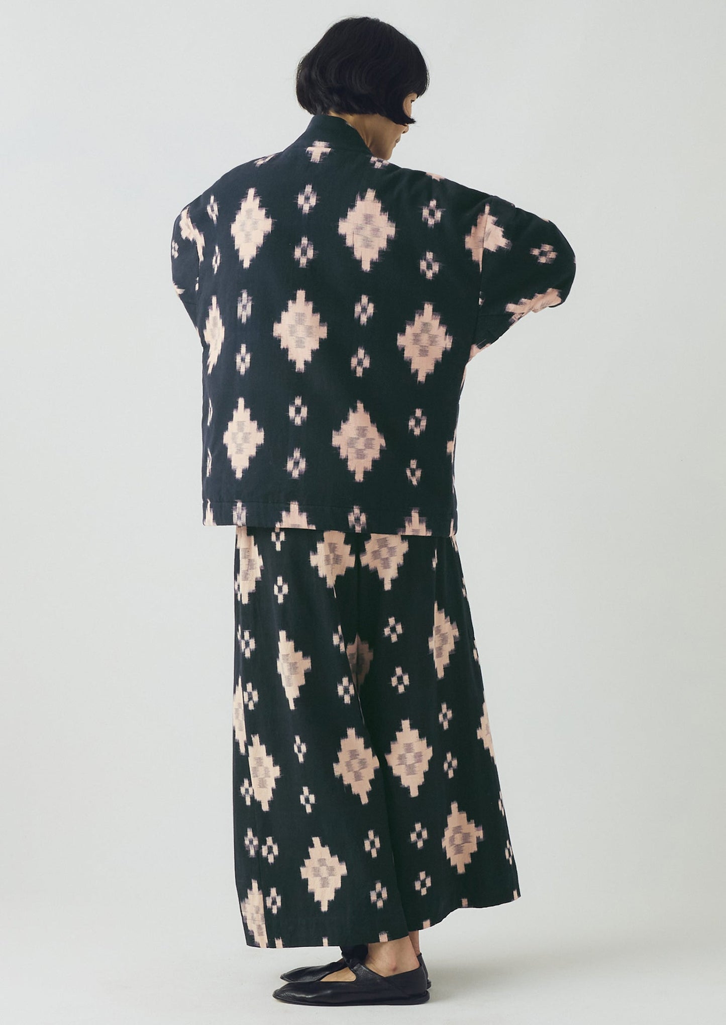 Giacca imbottita Fugue Ikat | Mezzanotte/Sabbia