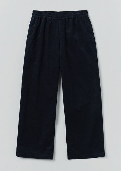 Pantaloni da salotto in velluto a coste biologico | Mezzanotte