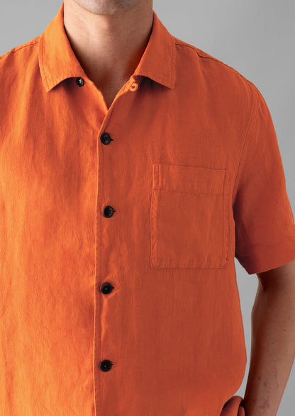 Camicia a maniche corte in lino | Clementine