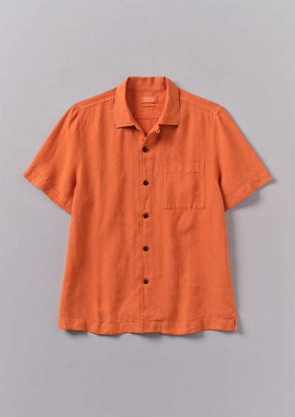 Camicia a maniche corte in lino | Clementine