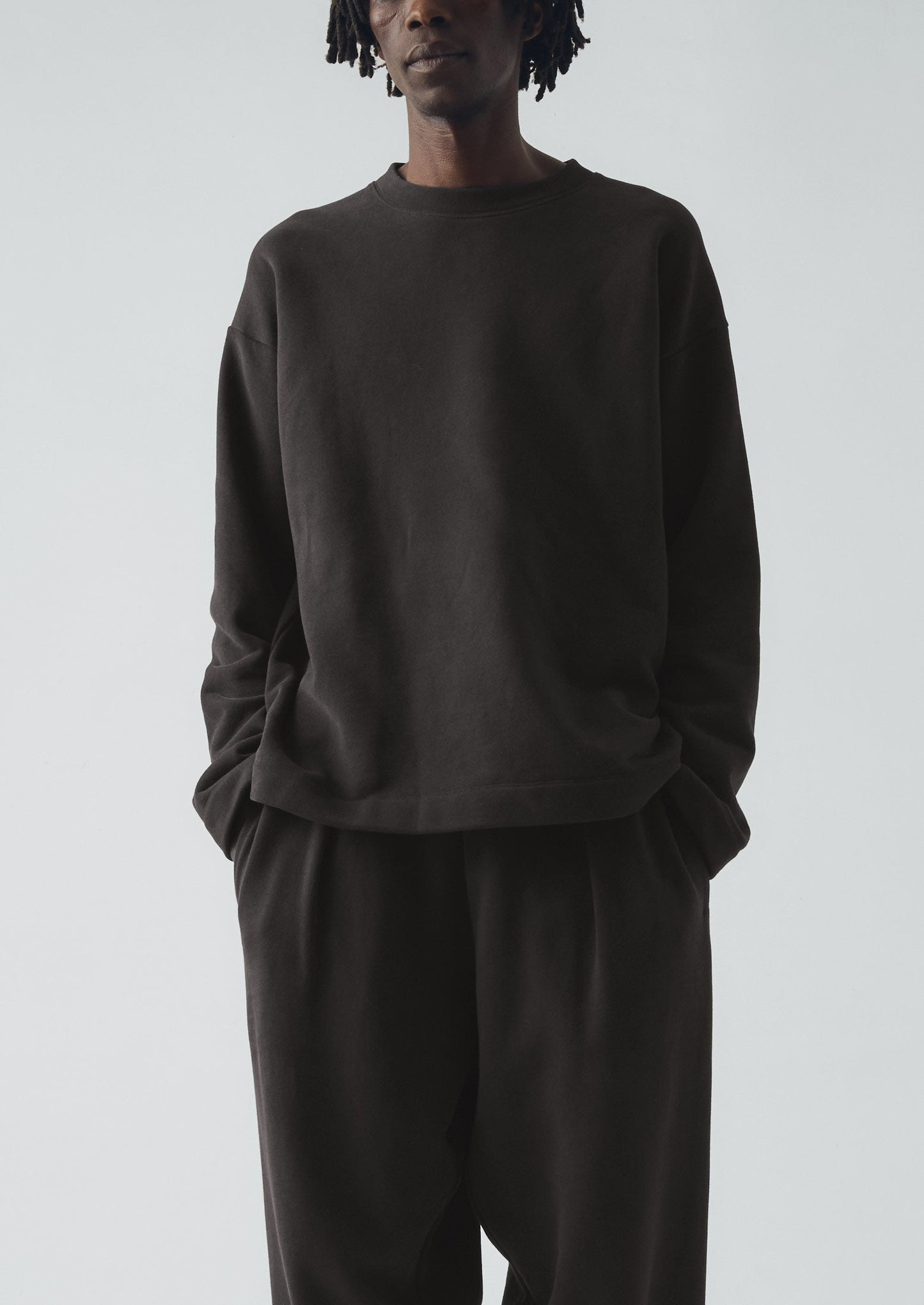 Felpa in maglia Loopback | Pepe nero