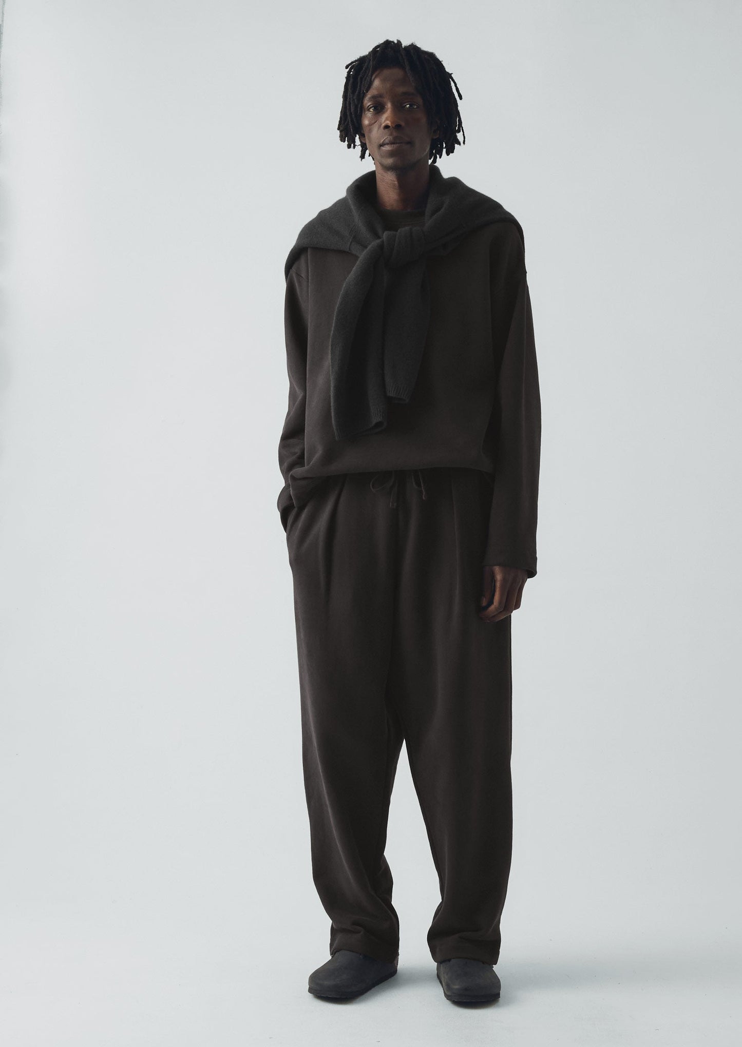 Felpa in maglia Loopback | Pepe nero