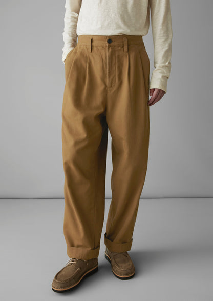 Pantaloni a gamba larga in tela di cotone Bill | Acorn