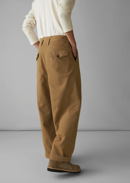 Pantaloni a gamba larga in tela di cotone Bill | Acorn