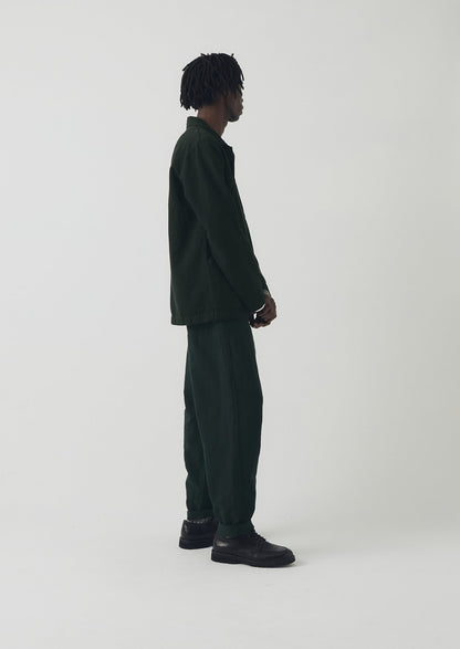 Pantaloni Alfie Garment Dyed a spina di pesce | Nero lavato