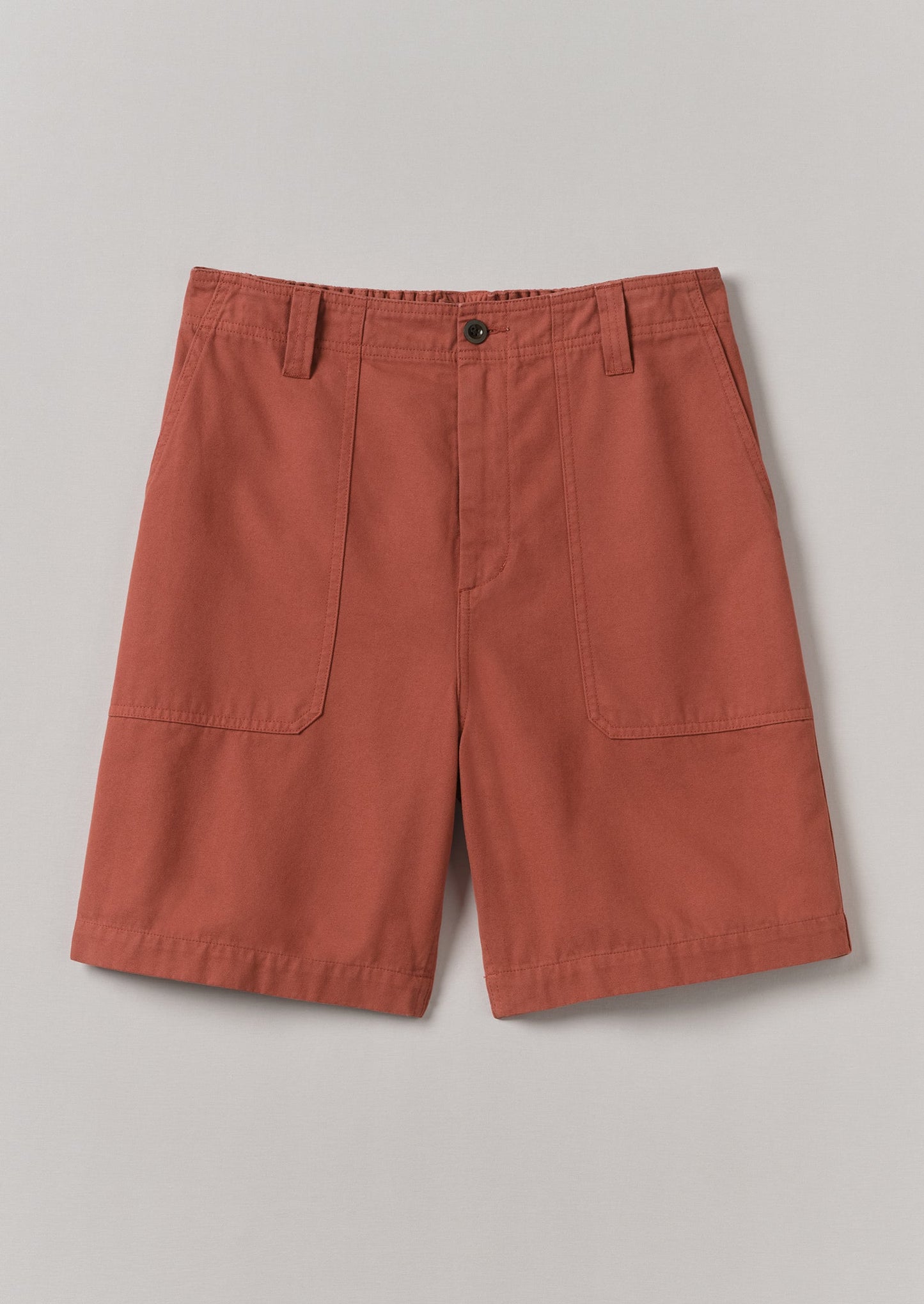 Pantaloncini in tela di cotone | Terracotta