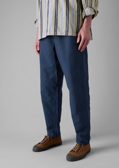 Pantaloni a righe sovratinte Alfie | Engineer Blue