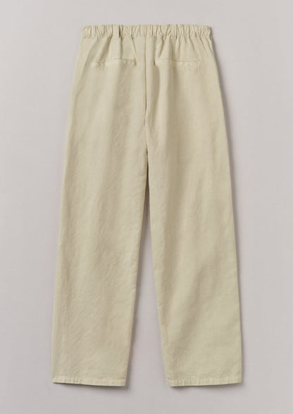 Pantaloni Rory in cotone e lino con coulisse | Frassino