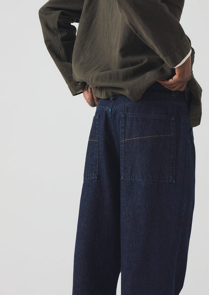Pantaloni affusolati in denim Norv | Indaco scuro