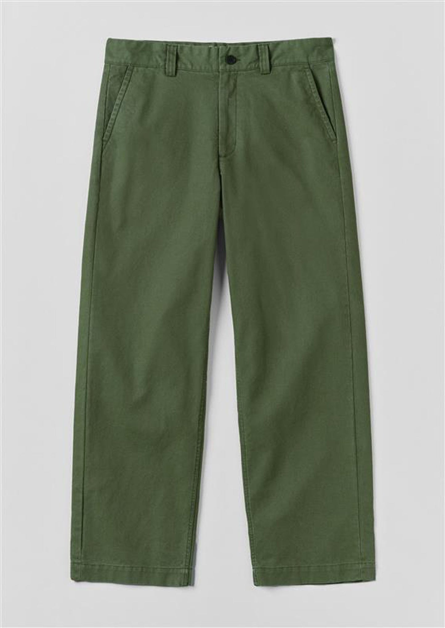 Pantaloni in tela di cotone Rory | Verde balsamo