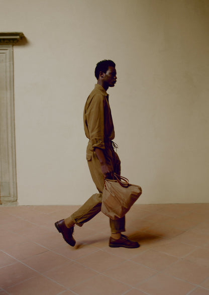 Pantaloni con coulisse in velluto a coste biologico | Linden