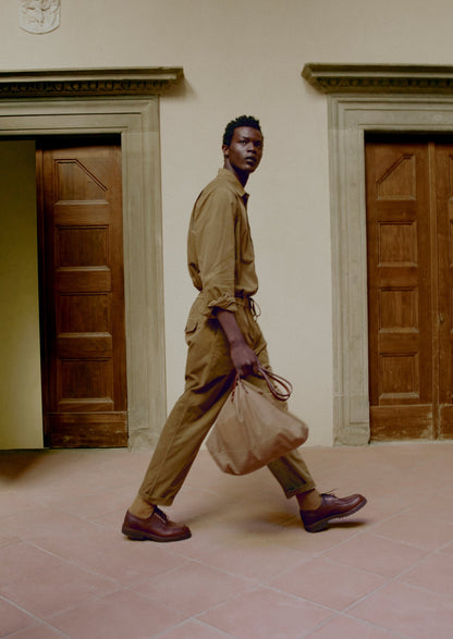 Pantaloni con coulisse in velluto a coste biologico | Linden