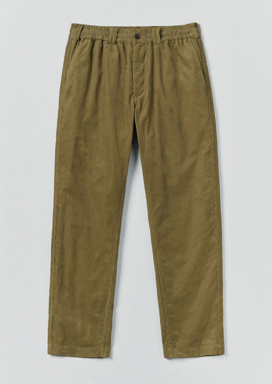 Pantaloni con coulisse in velluto a coste biologico | Linden