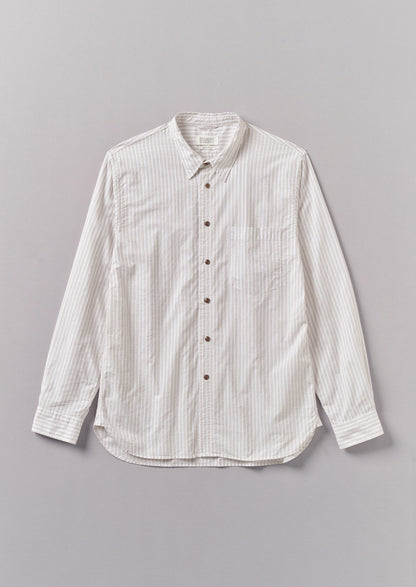 Camicia a righe jacquard | Shale Stone