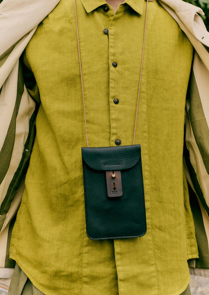 Camicia in lino con bottoni ad anello | Olivina