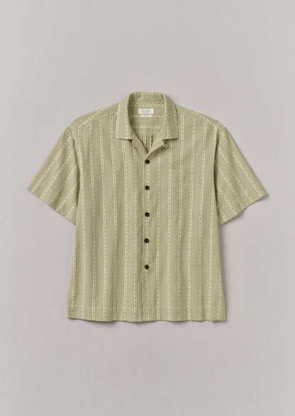 Camicia in cotone a righe Kite | Oliva