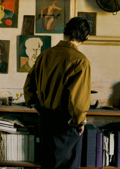 Camicia Oxford tinta in capo | Oro antico