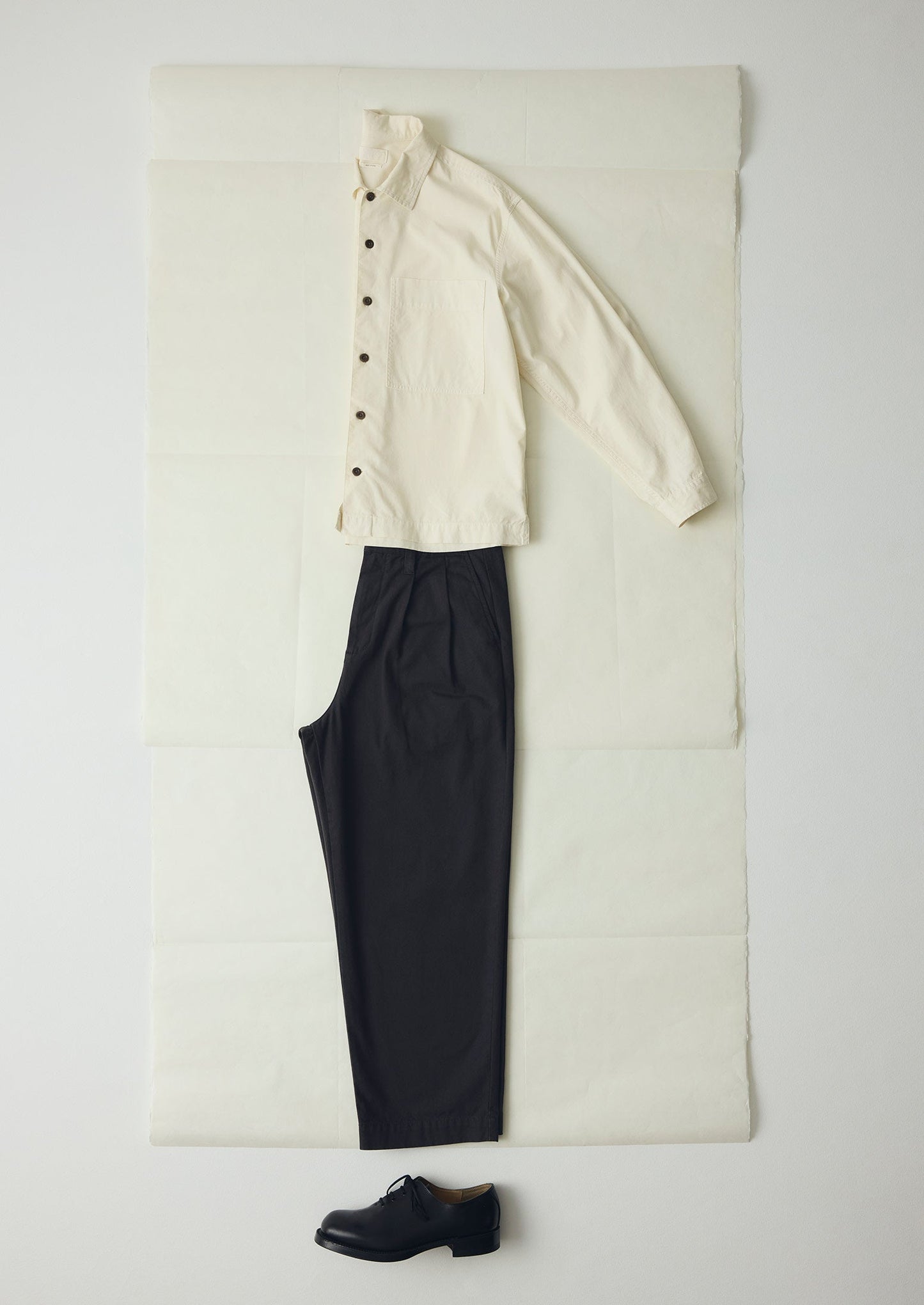 Camicia Oxford tinta in capo | Ecru