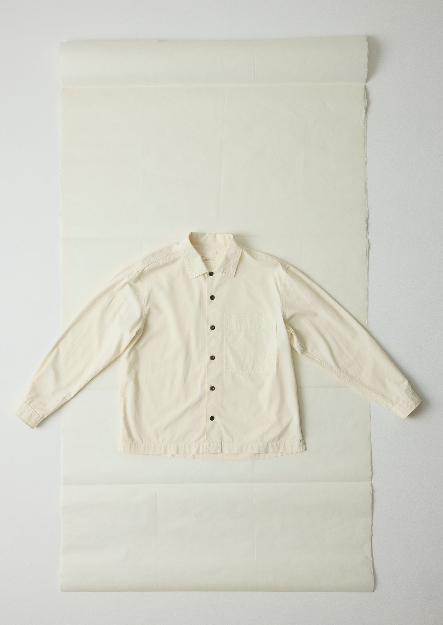 Camicia Oxford tinta in capo | Ecru
