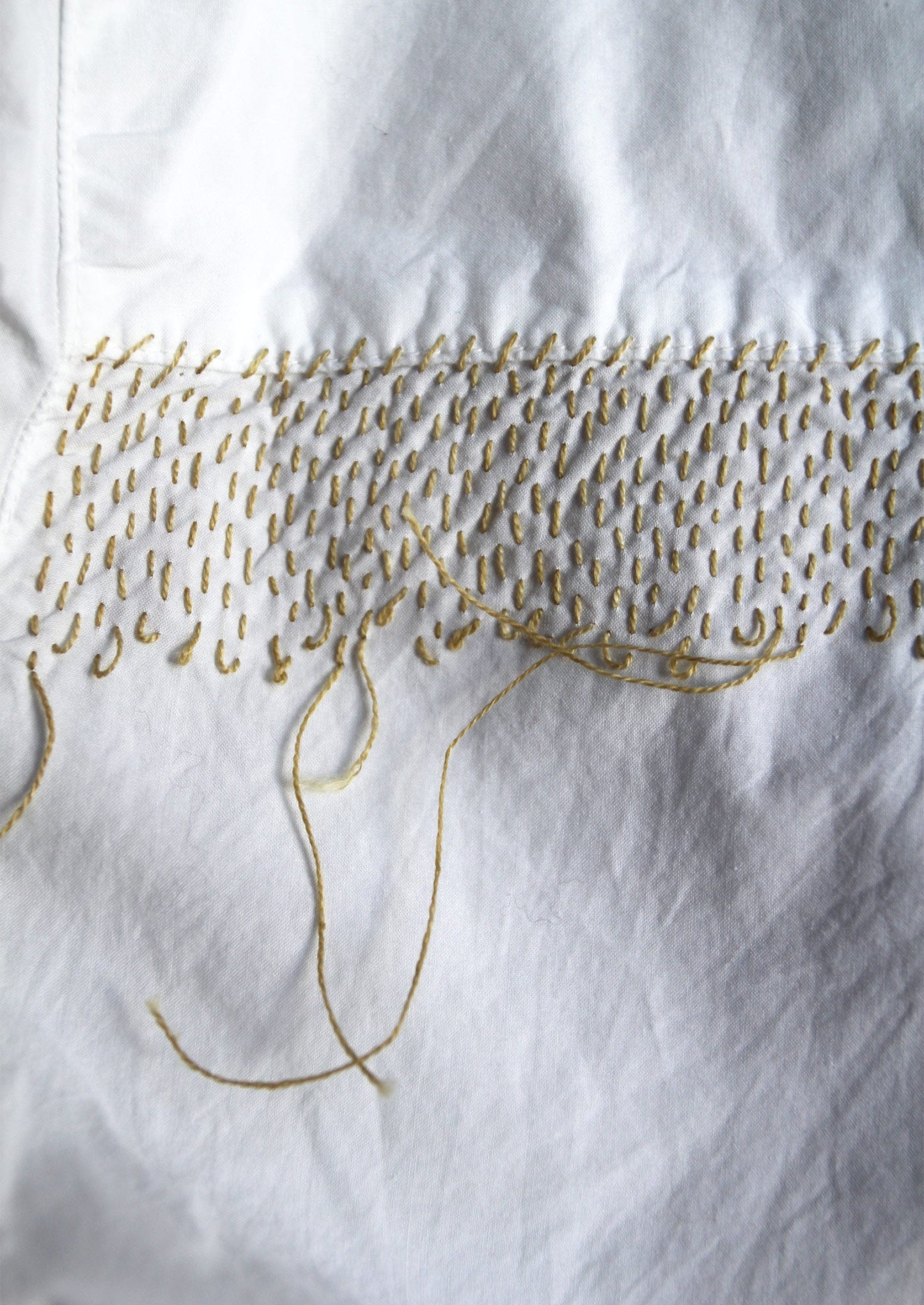 Camicia in cotone Tom of Holland rinnovata, taglia 8 | Ecru