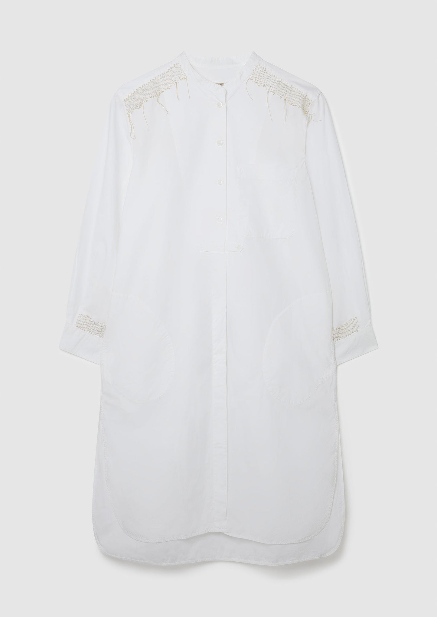 Camicia in cotone Tom of Holland rinnovata, taglia 8 | Ecru