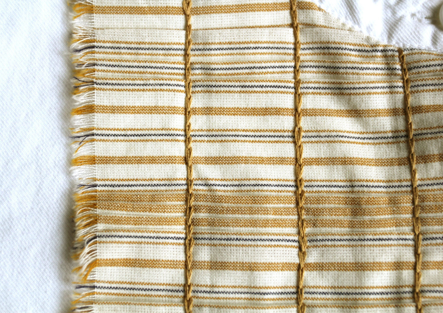 Camicia Tom of Holland in cotone con mezza patta, taglia 6 | Ecru