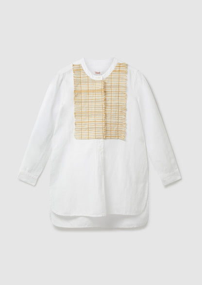 Camicia Tom of Holland in cotone con mezza patta, taglia 6 | Ecru