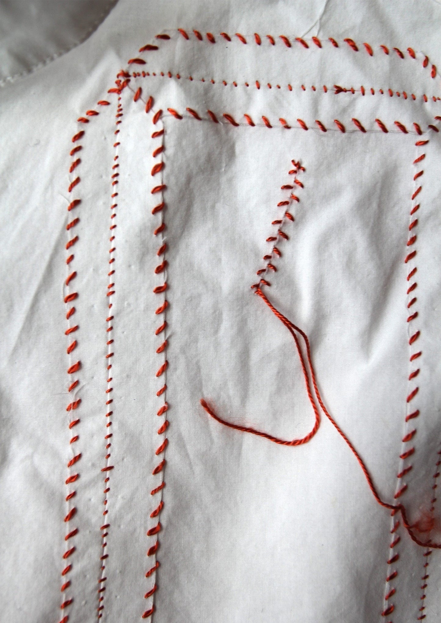 Camicia in cotone Tom of Holland rinnovata, taglia S | Ecru