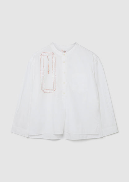 Camicia in cotone Tom of Holland rinnovata, taglia S | Ecru