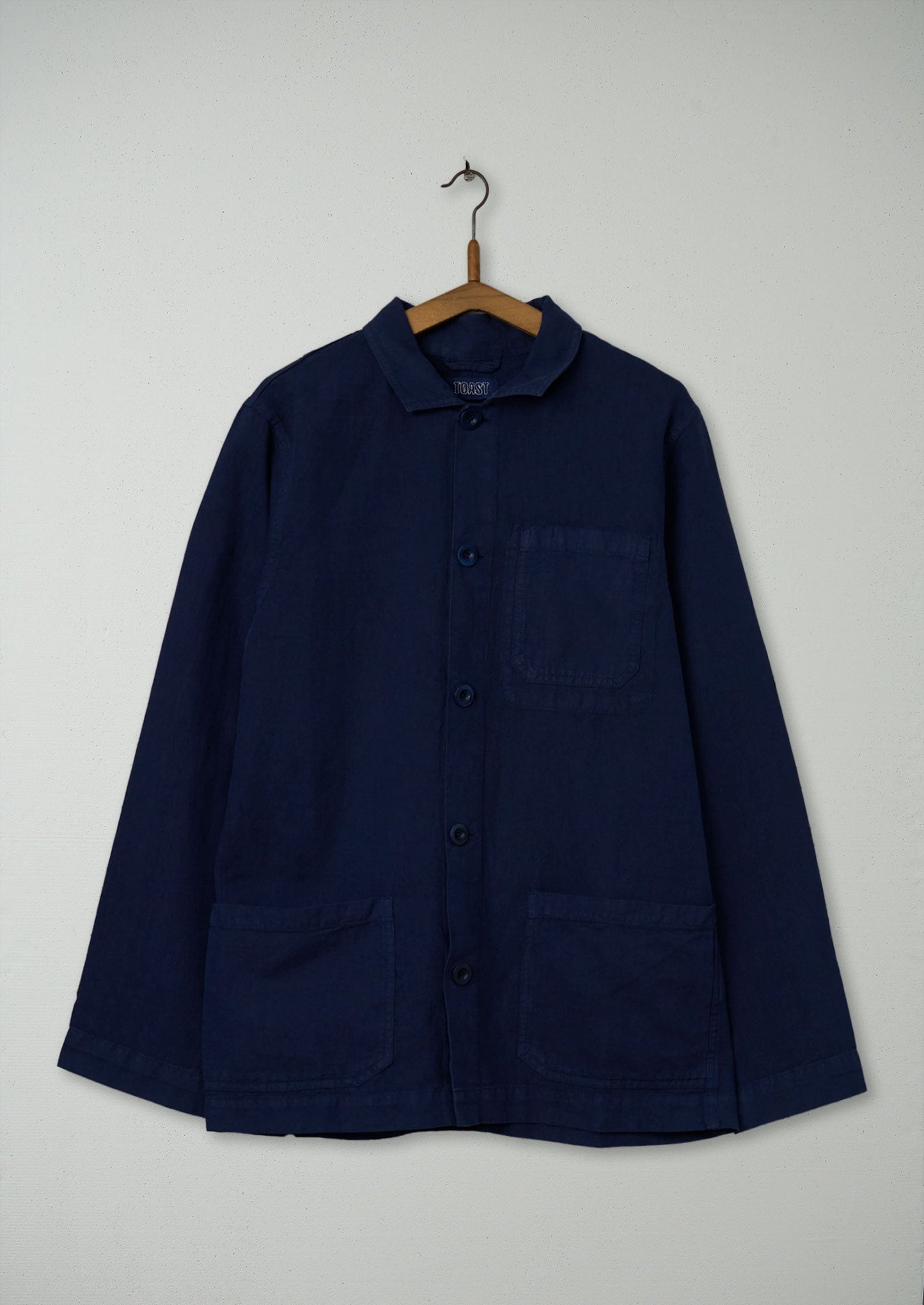 Giacca a spina di pesce da uomo Reworn, taglia S (017) | Indaco scuro