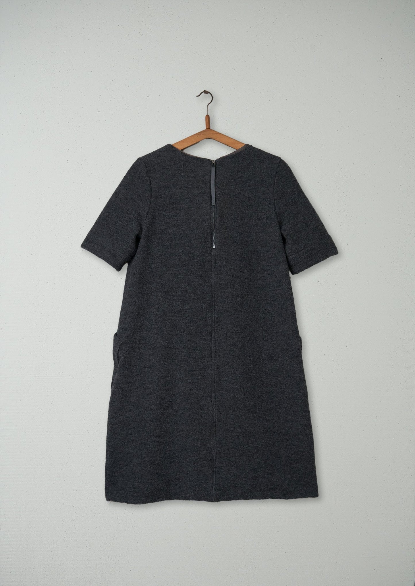 Abito Dora in lana riciclata taglia 10 (1188) | Grigio