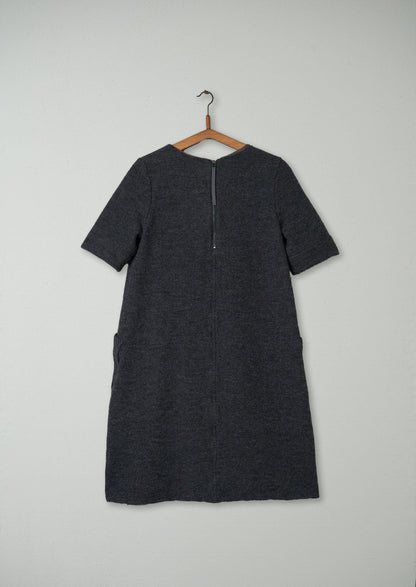 Abito Dora in lana riciclata taglia 10 (1188) | Grigio