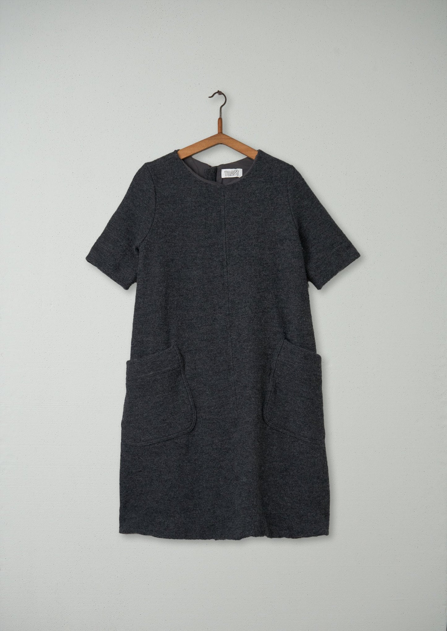 Abito Dora in lana riciclata taglia 10 (1188) | Grigio