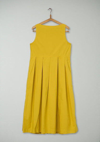 Abito plissettato in popeline riutilizzato taglia 6 (1243) | Citronella