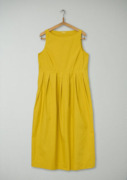 Abito plissettato in popeline riutilizzato taglia 6 (1243) | Citronella