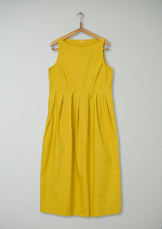 Abito plissettato in popeline riutilizzato taglia 6 (1243) | Citronella